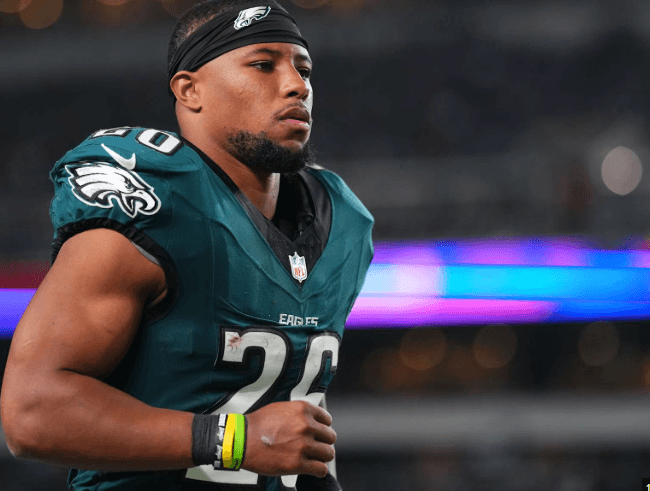 Saquon Barkley Visits Families of 3 Fallen Officers in Pennsylvania, Donates $100K to Each