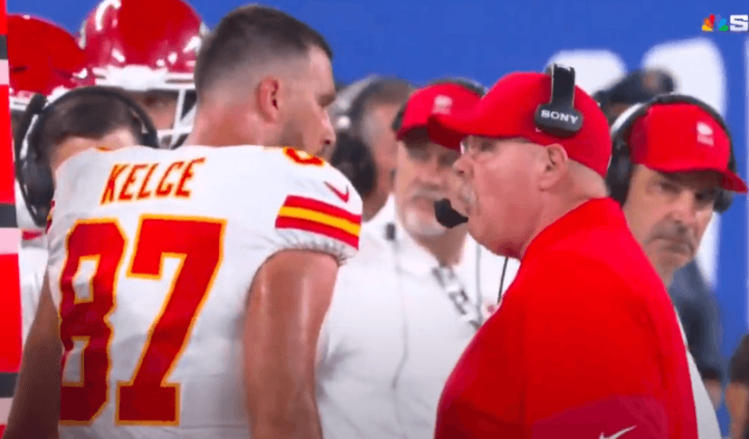 HC Andy Reid furious over Travis Kelce’s poor performance against Giants – The two got into a heated argument