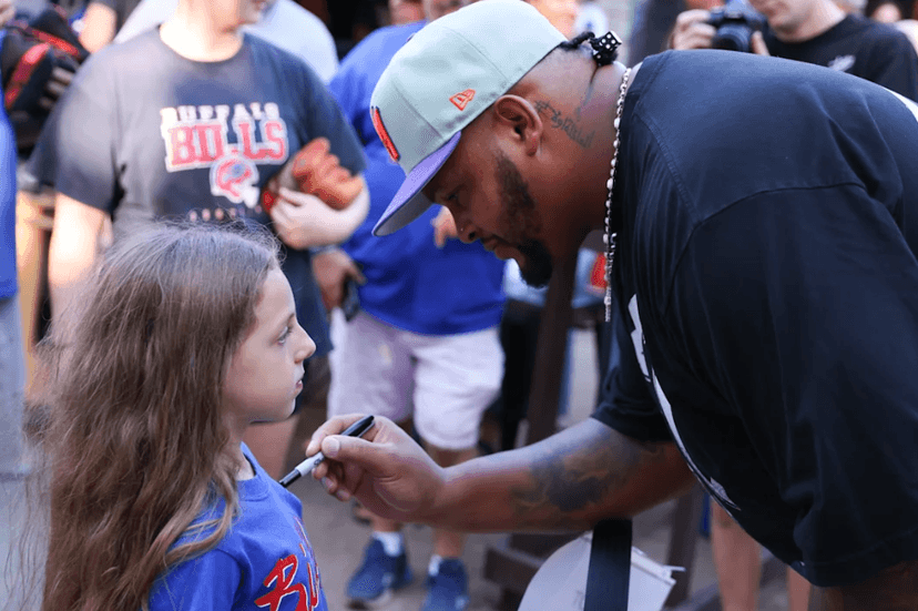 Bills cornerstone OT and his charity bring a major twist this year - free tickets for all the homeless
