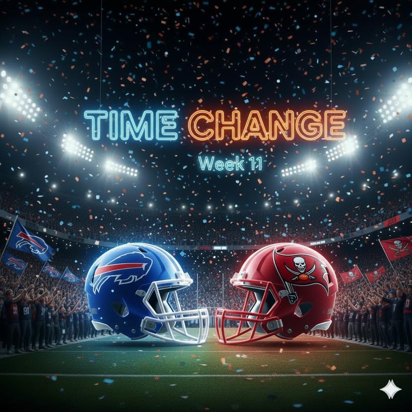 TIME UPDATE: Bills vs Buccaneers – How to Watch, Listen, and Stream Week 11 NFL Game