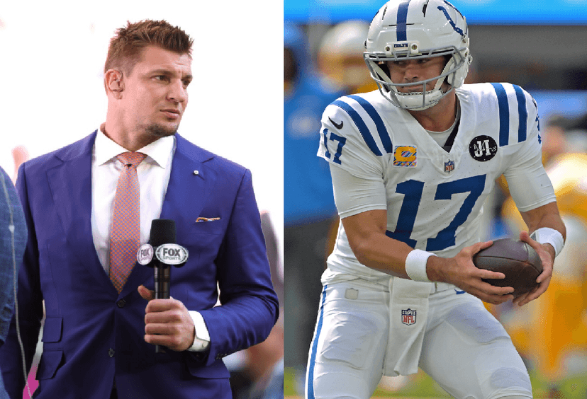 NFL Legend Rob Gronkowski Unexpectedly Defends Daniel Jones Amid Heavy Backlash After Colts vs. Falcons: “What’s Happening to Daniel Jones Is an Injustice to Football” – His Statement Immediately Sends Colts Fans Into an Uproar