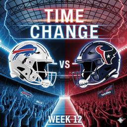 TIME UPDATE: Bills vs Texans. How to Watch, Listen, and Stream Week 12 NFL Game