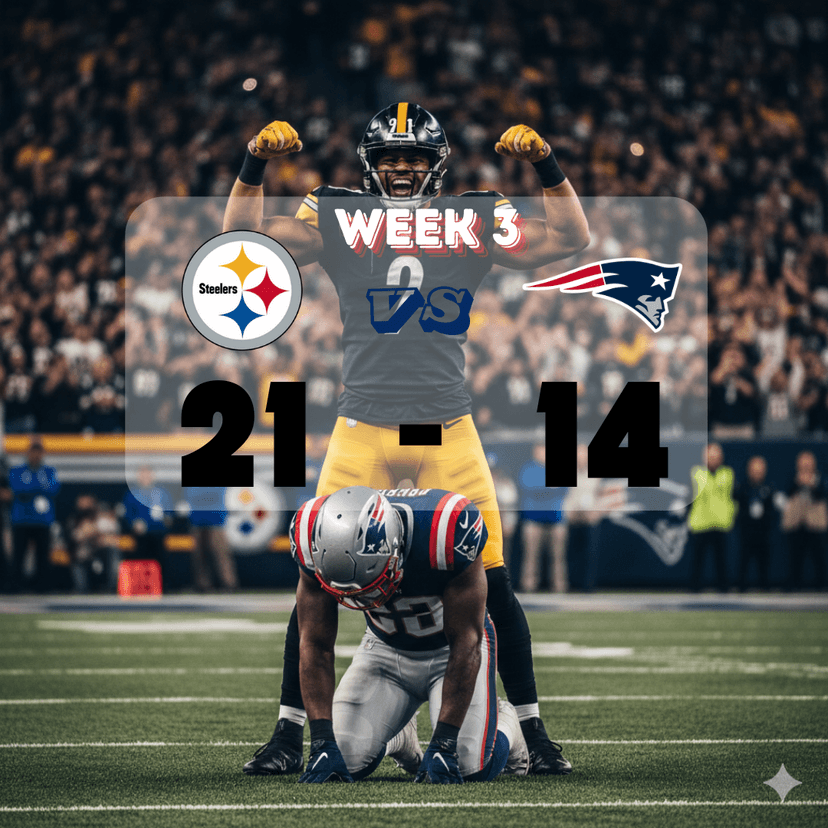 Steelers Edge Patriots in Gritty Week 3 Thriller: Rodgers Hits Historic Milestone in 21-14 Victory
