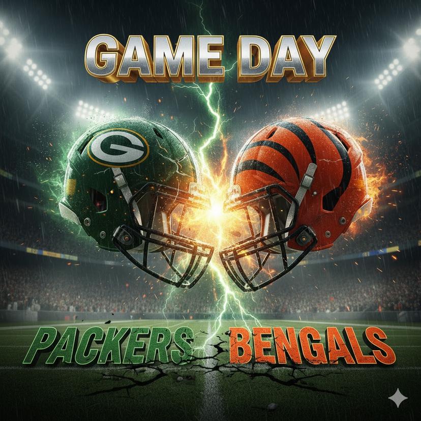 Packers vs  Bengals - Game day