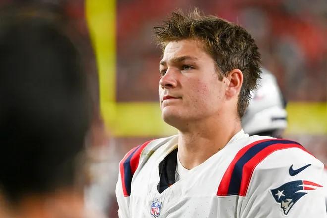 Without noise, without fanfare, the quiet action of Patriots’ No. 1 QB Drake Maye speaks volumes
