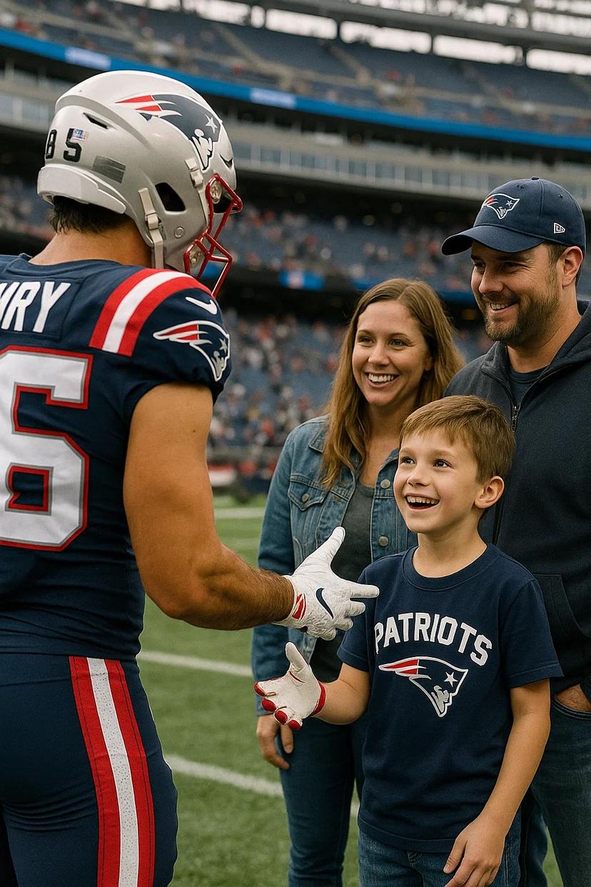 New England Captain Hunter Henry Creates Unforgettable Moment for Young Patriots Fan During Steelers Game