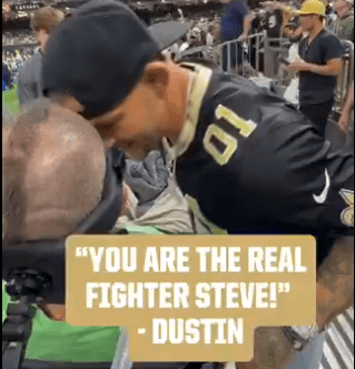 An Unforgettable Moment at the Superdome – When The Meeting Between Two Legends, Dustin Poirier and Steve Gleason Touched the Hearts of Millions