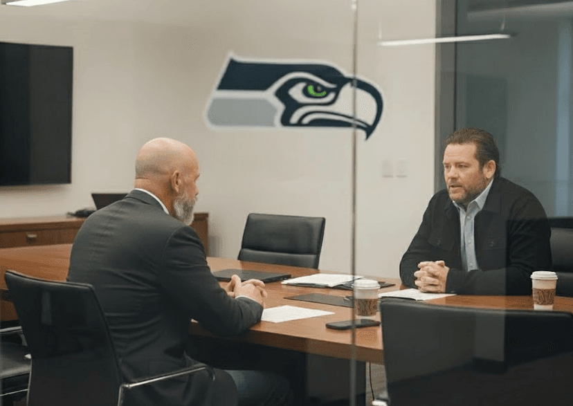 Former Giants Head Coach — a Five-Time Super Bowl Champion — Spotted Leaving Seahawks Headquarters After Secret Meeting With GM John Schneider, Sparking Belief That Seattle Is Preparing “the Boldest Move of the Season”