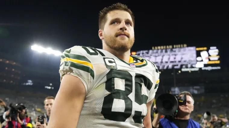 Hero Kraft – “Tight-End Monster” explodes for 143 yards and 2 touchdowns: ‘Tight-End heaven day’ becomes ‘Kraft Day’, Love throws perfectly, what makes Rodgers nod in approval: ‘He’s the new Kelce of the NFC!’