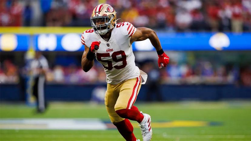 49ers LB Curtis Robinson to wear Walter Payton Man of the Year decal on helmet for second straight season