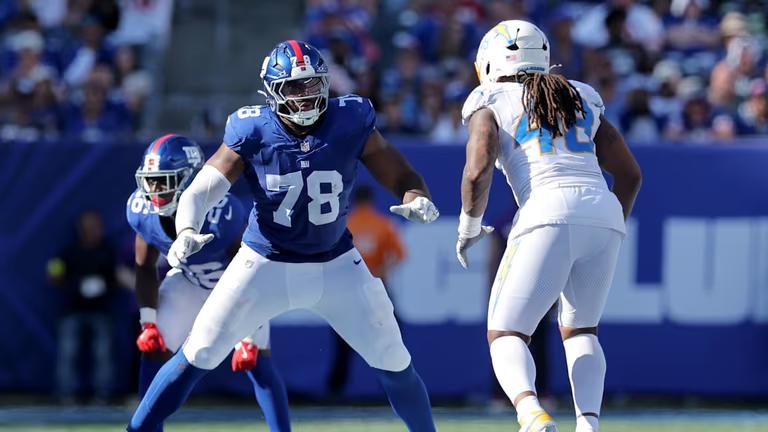 Giants' Andrew Thomas Ready to DOMINATE Broncos: The Unsung Hero Fueling Big Blue’s Epic Surge!