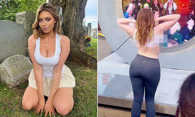 Model who flashed her breasts at New York Dublin portal disgusts the world  again by revealing sick sex act she performed | Daily Mail Online