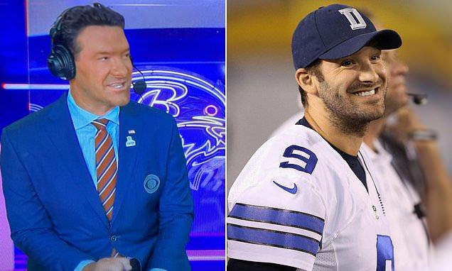NFL punishes commentator Tony Romo for vulgar comments during Ravens vs Kansas City Chiefs game.