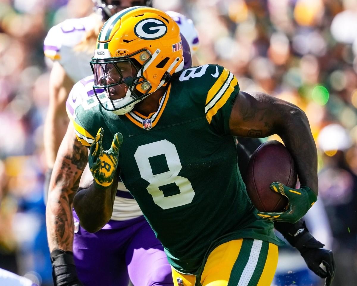 Josh Jacobs Running Action Green Bay Packers 8x10 NFL Football Photo | eBay
