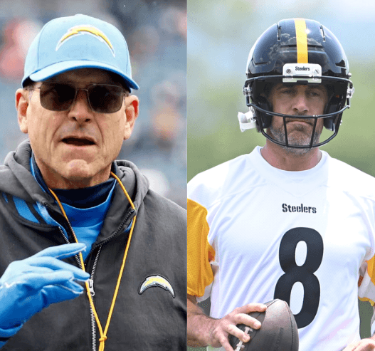 Days Before Sunday Night Football, Chargers Head Coach Jim Harbaugh Shocks the NFL With a Sarcastic Comment About Steelers QB Aaron Rodgers — and the Reason Behind It Has Fans Outraged