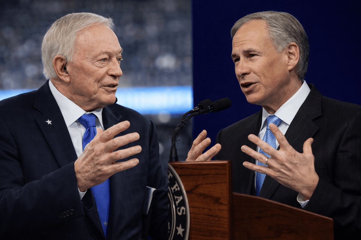 Jerry Jones Submits $120 Million Expansion Plan for The Star in Frisco, Governor Greg Abbott’s Reaction Leaves Cowboys Fans Deeply Disappointed