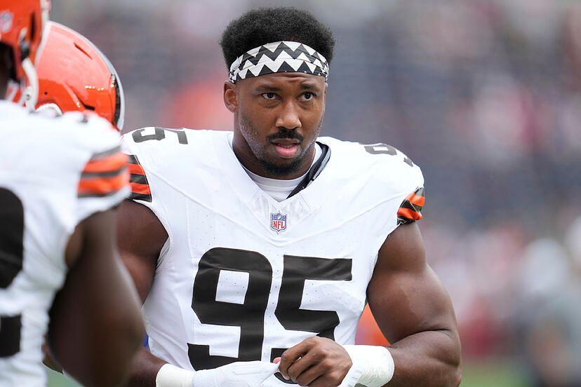 Myles Garrett can't take it anymore and blows up after the Browns' start:  'This s**t is embarrassing' | Marca