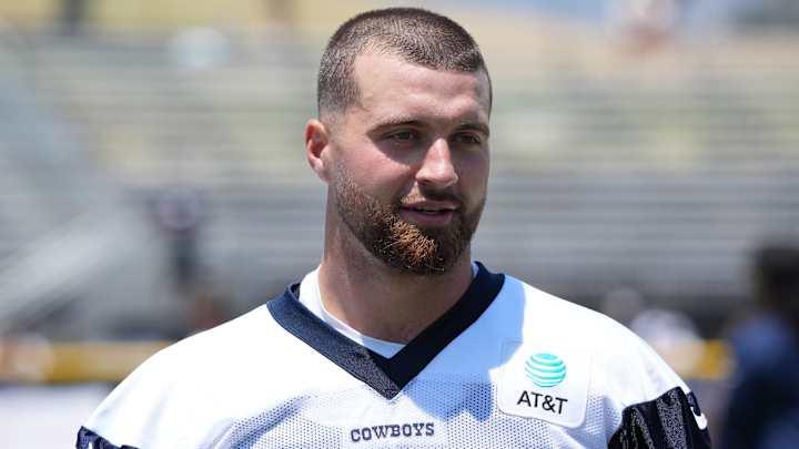 Jake Ferguson's fiancée Haley Cavinder goes Cowboys 'stars' fit matching sister Hanna