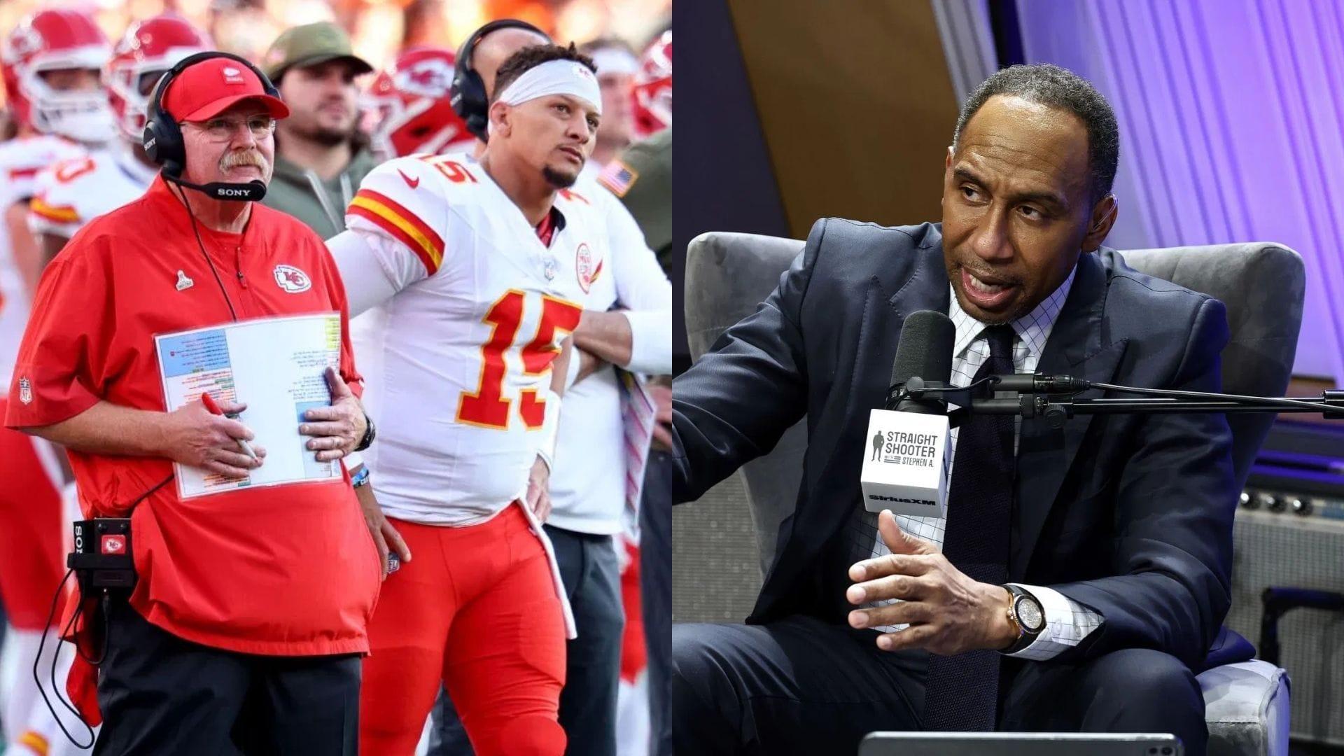 Stephen A Smith reveals one major problem Andy Reid "is ill-equipped to overcome" to save Patrick Mahomes ahead of Chiefs