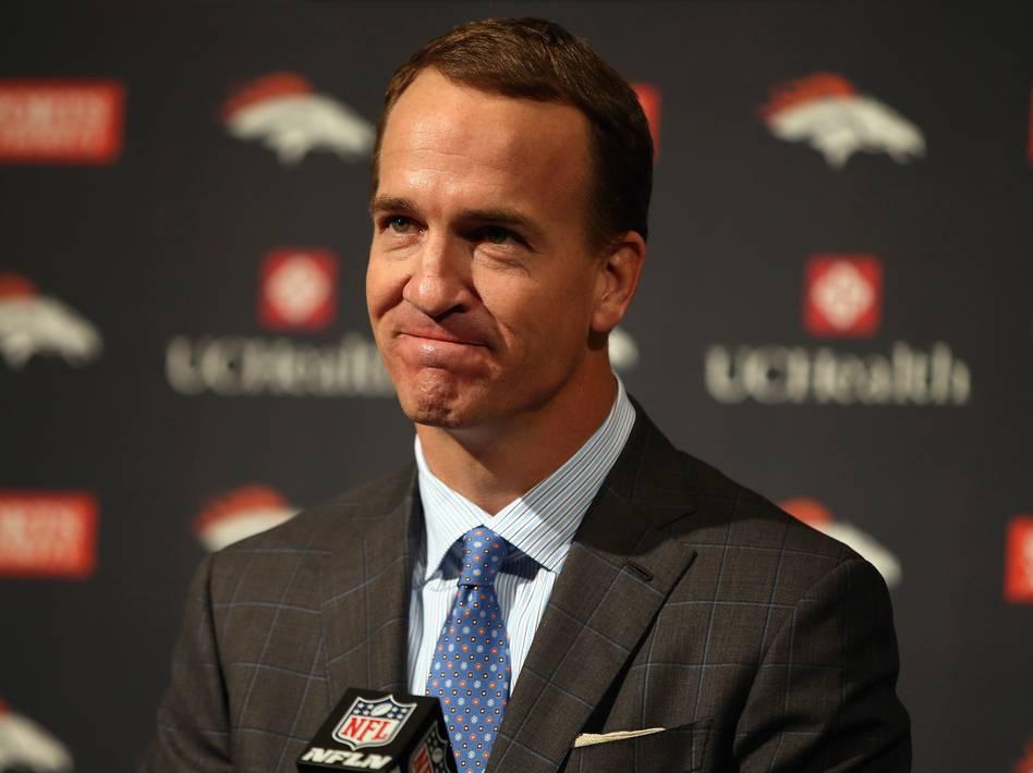 An Emotional Peyton Manning Says Goodbye To Football
